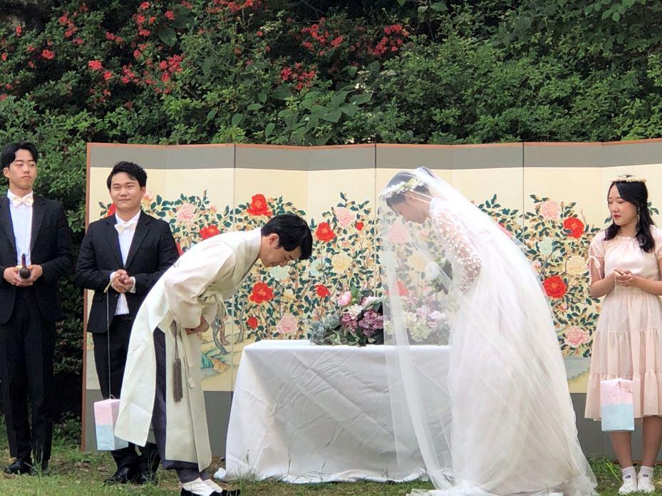중부대, “결혼은 아름다운 선물” 전통웨딩시연 행사 개최 사진1