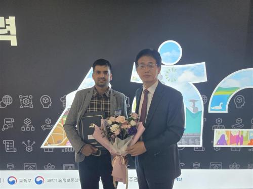 스마트팜학과 샴부 루이텔 학생, RISE 외국인 유학생 일경험 Story 경진대회 ‘최우수상’ 수상