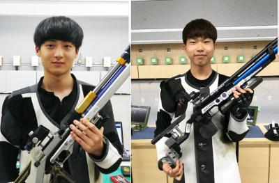 중부대 서종신, 김창하 학생 사격국가대표 최종선발