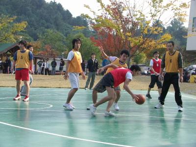 농구경기 모습